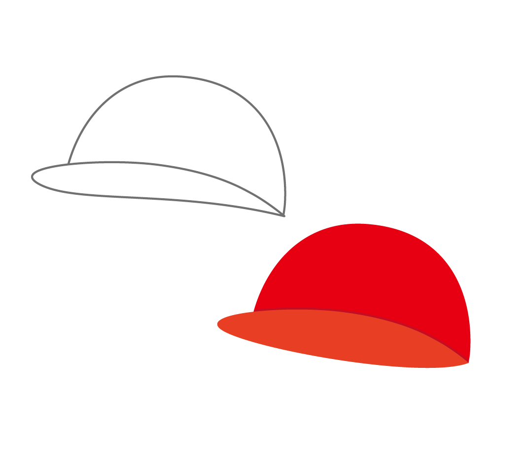 赤白帽のイラスト 高品質の無料イラスト素材集のイラサポフリー