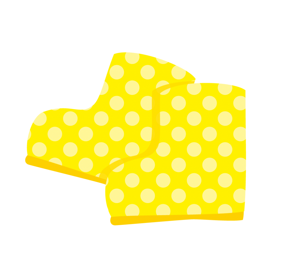 黄色い長靴のイラスト